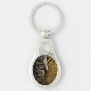 Llavero En el ojo de un tigre