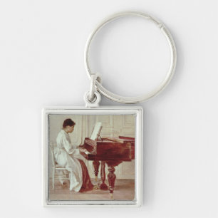 Llavero En el piano, 1887 (aceite en lona)