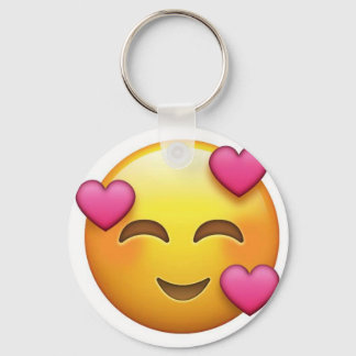 Llavero En emoji de amor