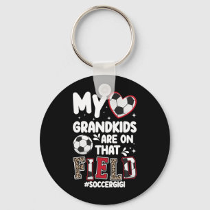 Llavero En Ese Campo De Fútbol Gigi De Un Futbolista Gigi