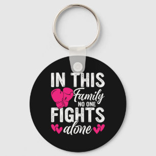 Llavero En Esta Familia Nadie Lucha Solo Contra El Cáncer 