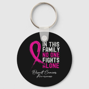 Llavero En Esta Familia Nadie Lucha Solo Contra El Cáncer