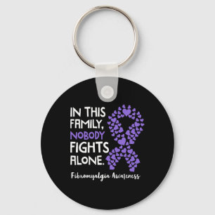 Llavero En Esta Familia Nadie Lucha Solo - Fibromialgia