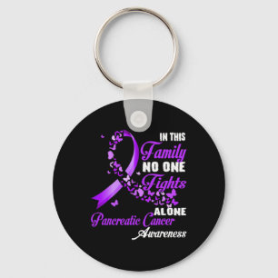 Llavero En Esta Familia Nadie Lucha Solo - Pancreatic Can