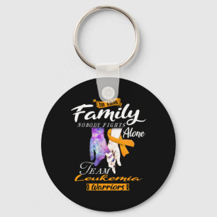 Llavero En Esta Familia Nadie Lucha Solo Por La Leucemia D