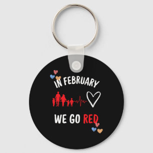 Llavero En Febrero Vamos Mes De La Salud De La Tierra Roja