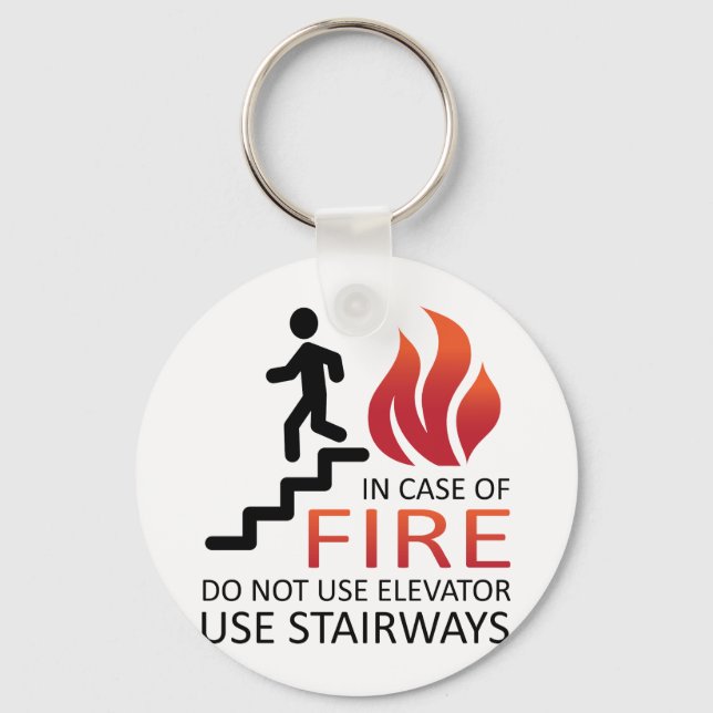 Llavero En Funda de fuego (Anverso)