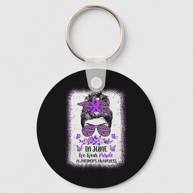 Llavero En Junio Usamos El Desorden De Concienciación Del  (Anverso)