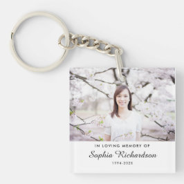 Llavero En la memoria amorosa | Fotografía conmemorativa d