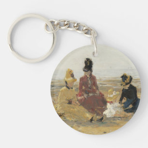 Llavero En la playa, Trouville el 1887