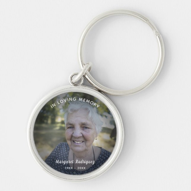 Llavero En Loving Memory Celebration Of Life Personalizado (Frente)