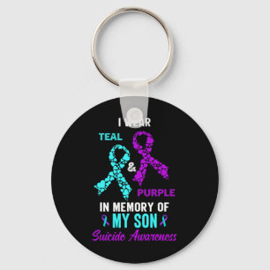 Llavero En Memoria De Mi Hijo Mamá Papá Suicida Prevención
