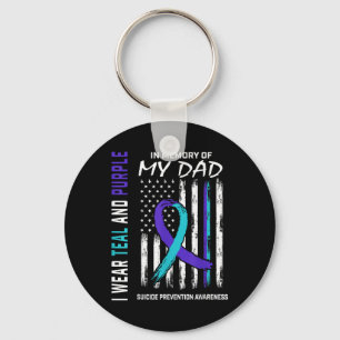 Llavero En Memoria De Papá Prevención Conciencia Suicidio 