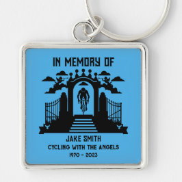 Llavero En Memoria De Un Funeral Ciclista