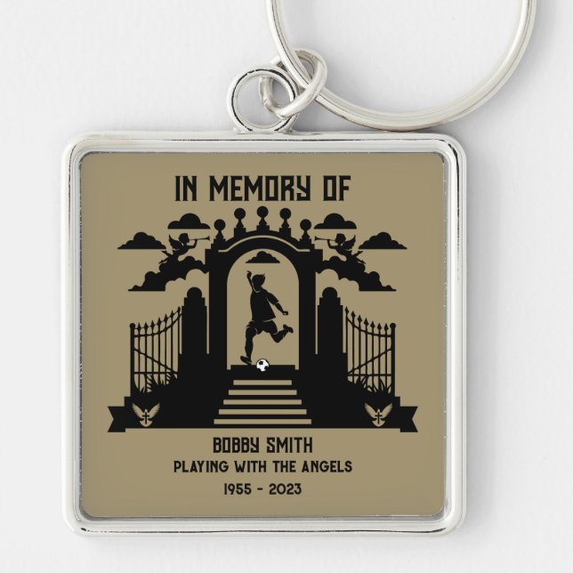 Llavero En Memoria De Un Funeral De Golfers (Frente)