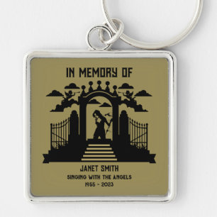 Llavero En memoria: funeral de cantante
