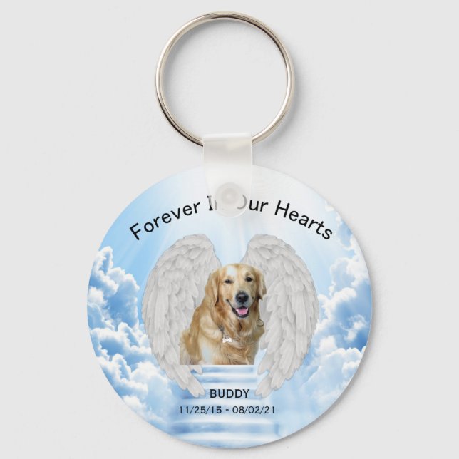Llavero En Memoria Keychain Personalizada Para Mascotas (Anverso)