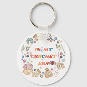 Llavero En mi camiseta de la era Crochet, Regalo de Madre