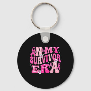 Llavero En mi era de sobrevivientes Cáncer de Mama Rosado 