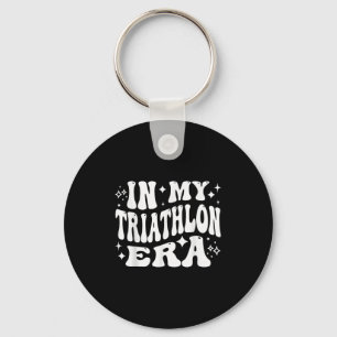 Llavero En Mi Era De Triatlón Divertido Nadador Ciclista C