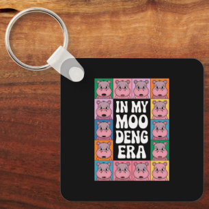 Llavero En Mi Era Moo Deng Moo Deng Hippo Lover