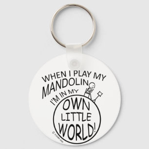 Llavero En mi propia pequeña mandolina del mundo