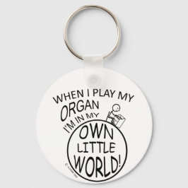 Llavero En mi propio pequeño órgano mundial