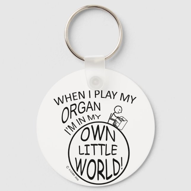 Llavero En mi propio pequeño órgano mundial (Anverso)