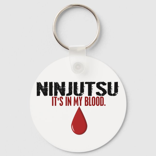 Llavero En mi sangre NINJUTSU (Anverso)