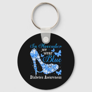 Llavero En Noviembre Usamos Mariposas Azules Para La Diabe