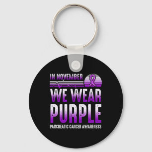 Llavero En Noviembre Vivimos El Cáncer Pancreático Morado 