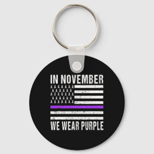 Llavero En Noviembre Vivimos El Cáncer Pancreático Morado 
