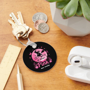 Llavero En Octubre Usamos Cáncer De Mama De Bruja Rosa