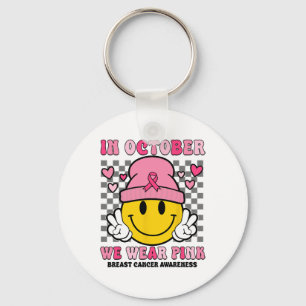 Llavero En Octubre Usamos Cinta Rosa Fantasma Halloween Br