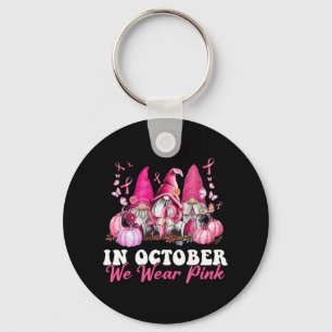 Llavero En Octubre Usamos Gnome Rosado Para El Cáncer De M