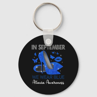 Llavero En septiembre usa tacones altos azules Conciencia 