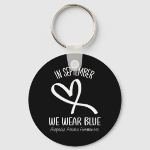 Llavero En Septiembre Usamos Alopecia Azul Areata Awarenes