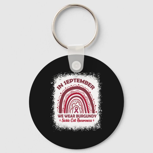 Llavero En Septiembre Usamos Avientos De Células De Enferm (Anverso)