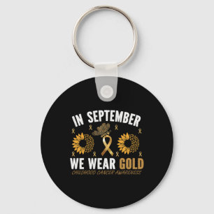 Llavero En Septiembre Usamos Oro Conciencia del Cáncer Inf