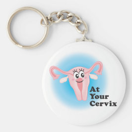 Llavero En su Cervix Funny Uterus Keychain