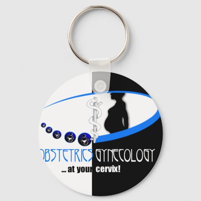 LLAVERO EN SU CERVIX - OB / GYN (GYNECOLOGISTA HUMOR) (Anverso)