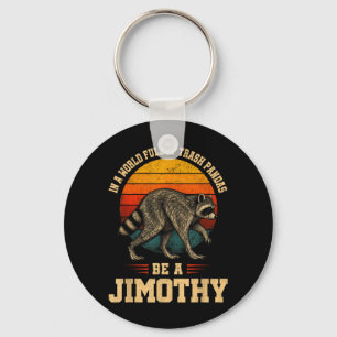 Llavero En Un Mundo Lleno De Mapaches Sé Un Jimothy Meme