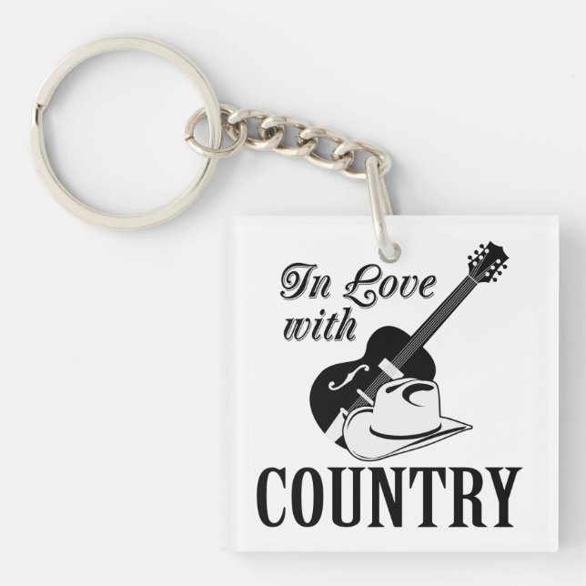 Llavero Enamorado del país (Frente)