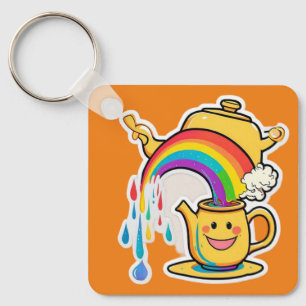 Llavero "Encantador arcoiris de Teapot"