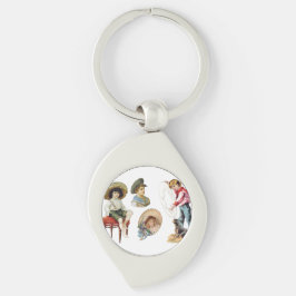 Llavero Encantadores niños victorianos y la colonia de per