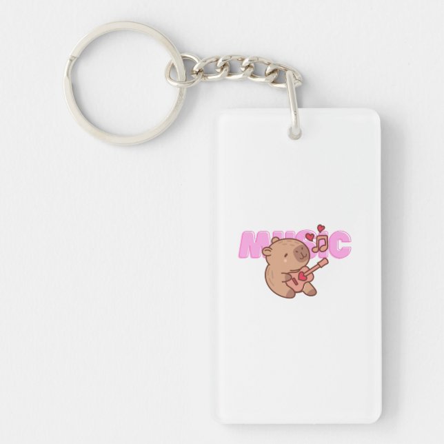 Llavero Encanto acústico de capy (Frente)