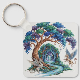 Llavero Enchanted Forest Keychain - Tree of Life 