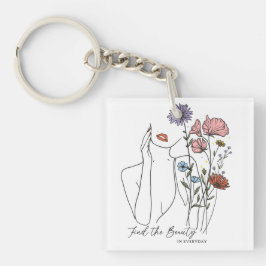 Llavero Encontrar La Belleza En La Cita Inspiradora De Tod