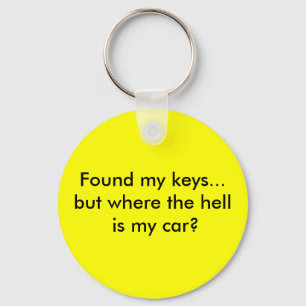 Llavero Encontré mis llaves...pero, ¿dónde diablos está mi