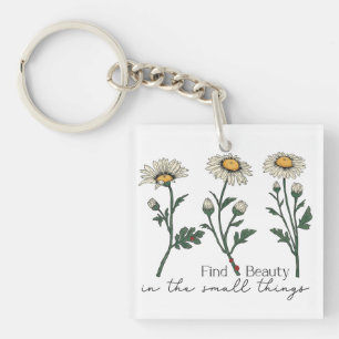 Llavero Encuentra Belleza En Las Pequeñas Cosas Que Daisy
